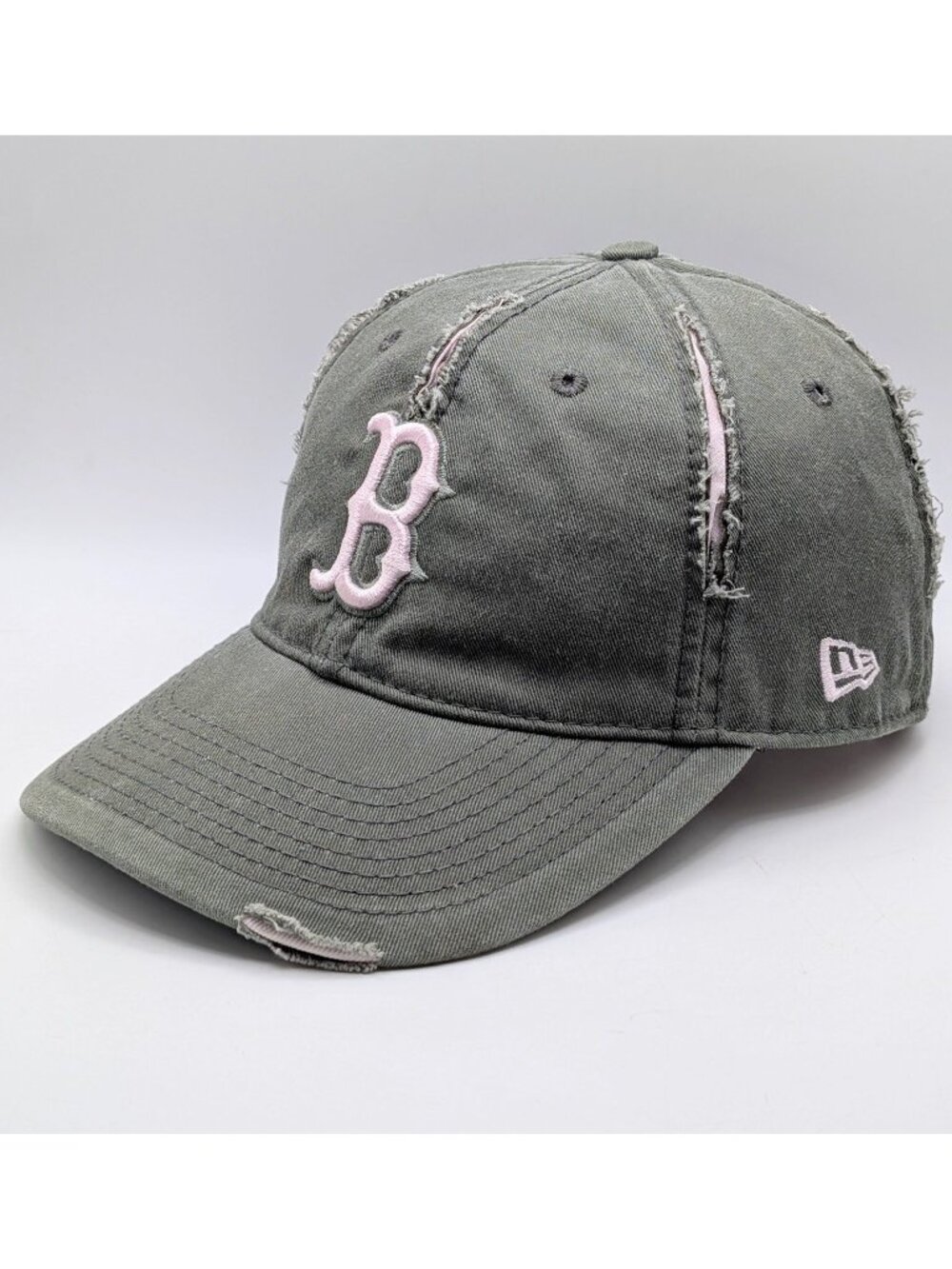 Boston Red Sox Hat New Era Women's Fit Adjustable Strap Back Baseball Cap Green